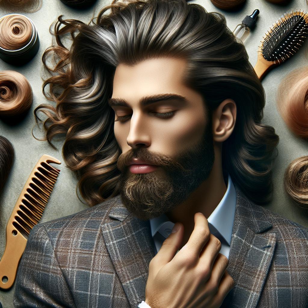 Pánské dlouhé vlasy: Nejlepší tipy na styling a údržbu pánských vlasů