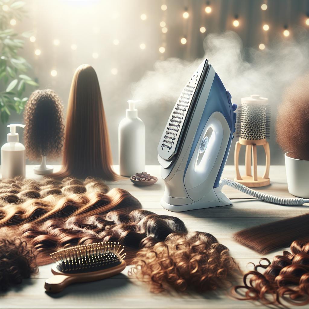 Jak parní žehlička​ chrání vlasy před poškozením?