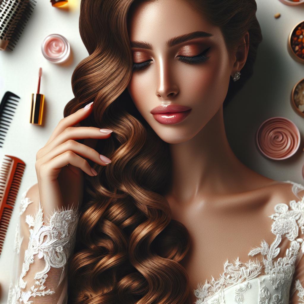 Romantické účesy pro dlouhé vlasy: Inspirační ⁤tipy⁣ pro nevěsty