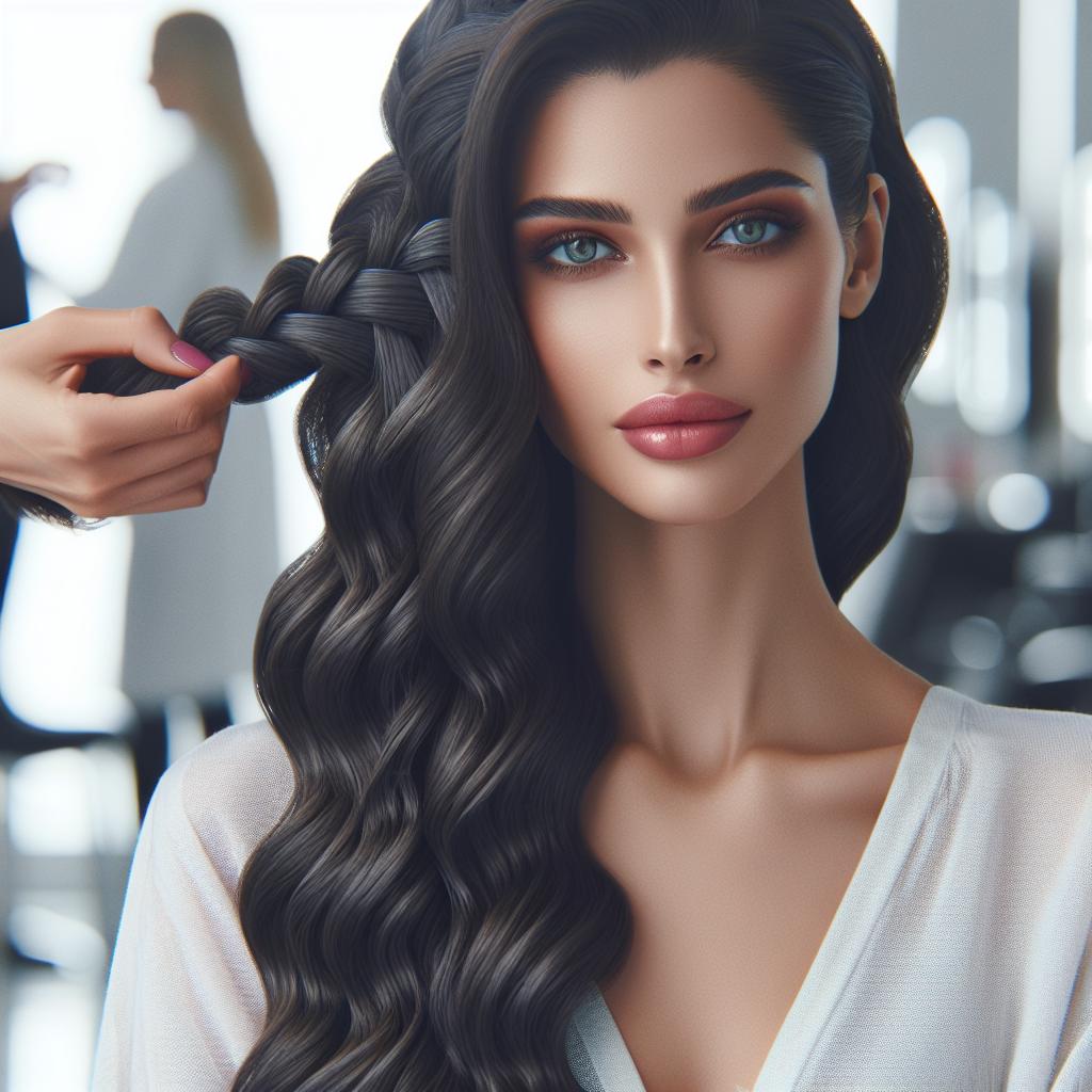 Jak⁢ správně připravit dlouhé tmavé vlasy na ​zapletání